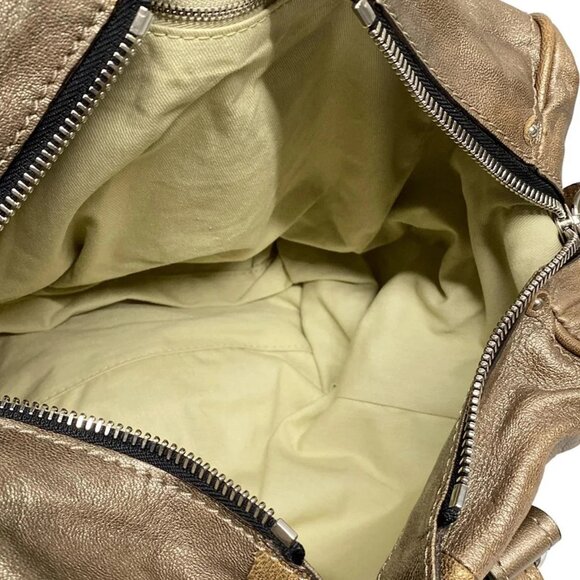 Auth Chloe Mini Paddington Brown Silver Leather Handbag - Picture 13 of 15